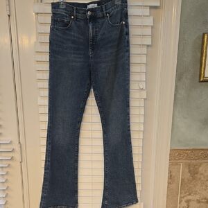 LOFT Indigo Slim Flare Jeans
